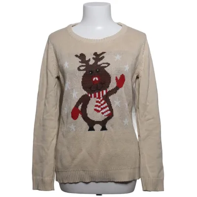 Weihnachtspullover (Beige, Mehrfarbig) von Bonprix Acryl, Baumwolle
