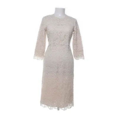 Klänning (Beige) från H&M Conscious Collection Ekologisk bomull, Återvunnen polyester