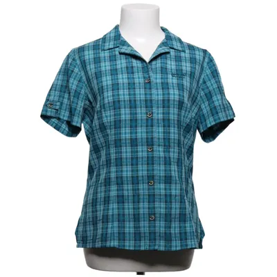 Short sleeve shirt (Green, Blue) from Jack Wolfskin Polyester, Viscose