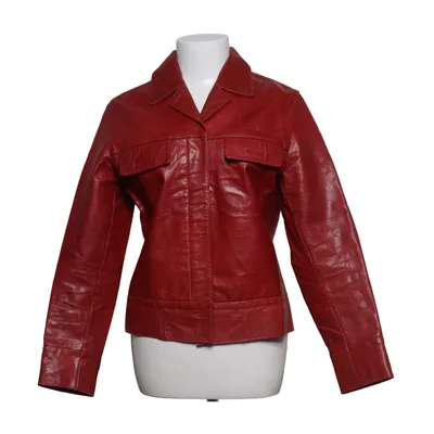 Veste en cuir (Rouge) de Gipsy by Mauritius Cuir, Polyester