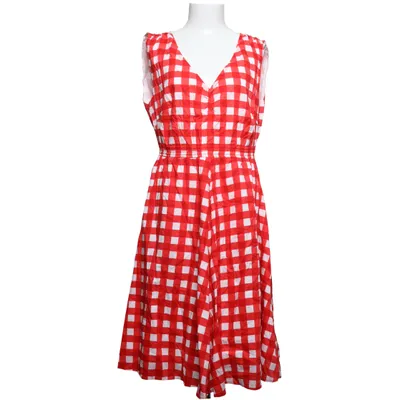 Dress (Red, White) from Lindex Cotton