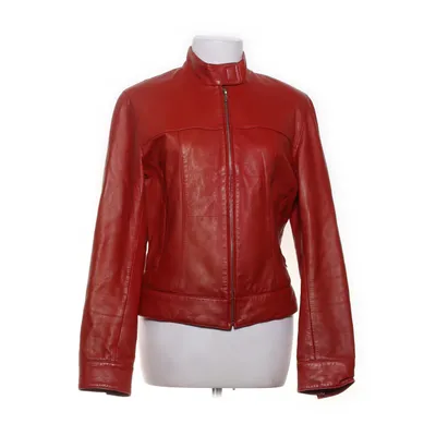 Veste en cuir (Rouge) de Gipsy by Mauritius Cuir, Polyester