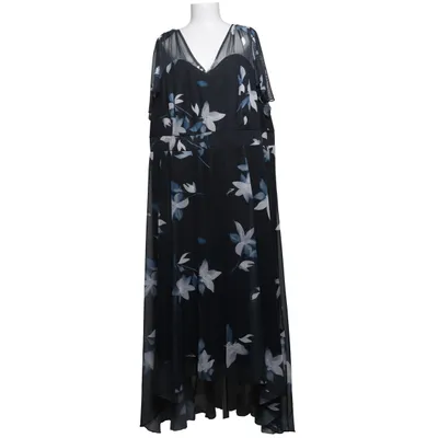 Dress (Black, Blue, White) from Scarlett & Jo Elastane, Polyester