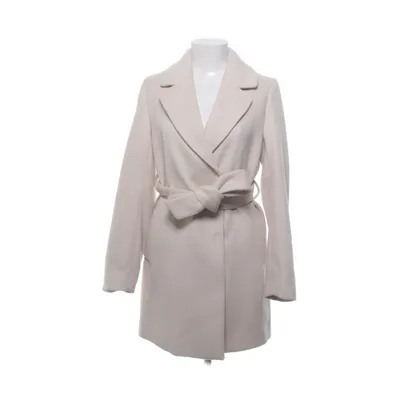 Frakke (Beige) fra H&M Elastan, Polyester, Viscose