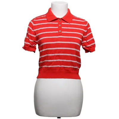 Polo shirt (Red, White) from Zara Polyamide, Viscose