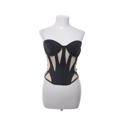 Korset (Beige, Zwart) van Edikted Elastaan, Polyester