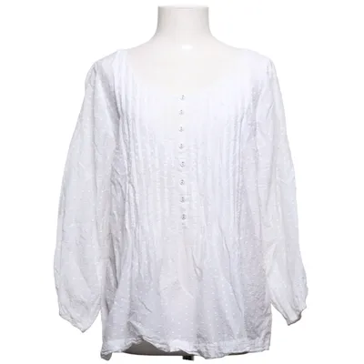 Blouse (Blanc) de Mansted Coton, Soie