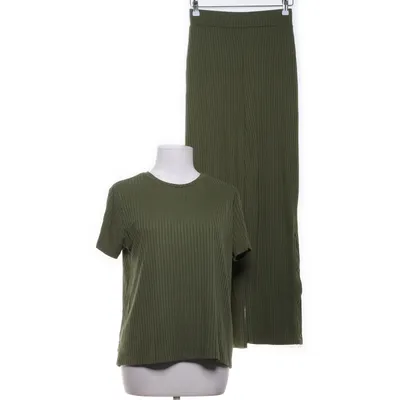 Set (RIB BUTTON PANT SET) från NLY Trend Elastan, Polyester, Viskos