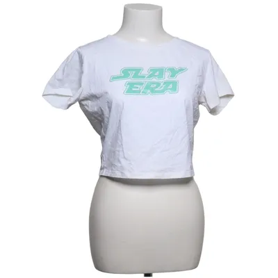 T-shirt (Blanc, Vert) de Cherry Kitten Coton, Élasthane