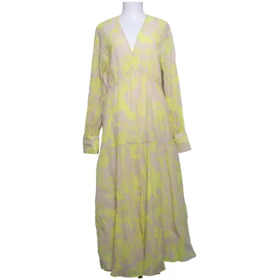 Dress (Yellow, Beige) from H&M Lyocell, Polyester