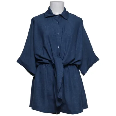 Shirt dress (Blue) from Guts & Gusto Polyester