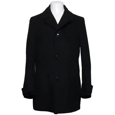 Coat (Black) from Hugo Boss Acetate, Cashmere, Polyester, Viscose, Wool