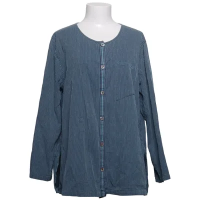 Blus (Blå, Vit) från Gudrun Sjödén Bomull, Linne