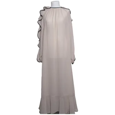 Maxikjole (Beige, Sort) fra Lindex