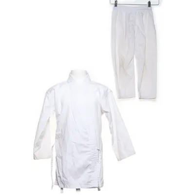 Kampsportsdräkt (Vit) från Decathlon Bomull, Polyester