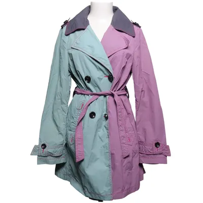 Trench coat (Green, Purple, Multicolored) from Custo Barcelona Polyamide, Polyester