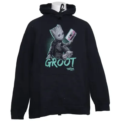 Sweat à capuche (Noir) de Port & Company Coton, Polyester