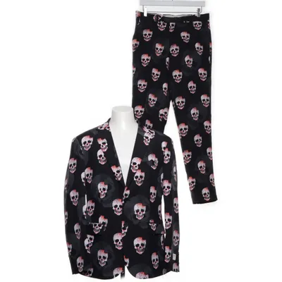 Kostym (Svart, Röd, Vit) från Opposuits Polyester