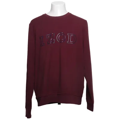 Collegetröja (Röd) från Izod Bomull, Elastan, Polyester