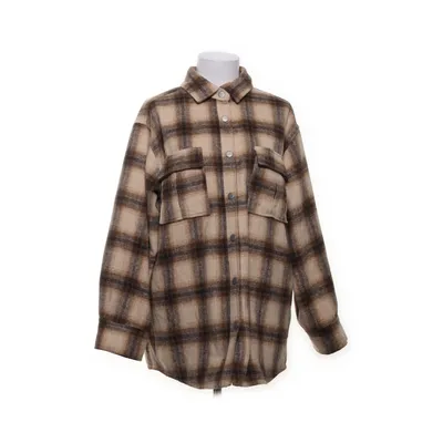 Överskjorta (Beige, Brun, Flerfärgad) från Bubbleroom Polyester