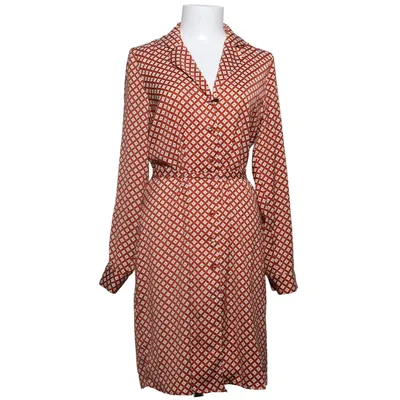 Robe chemise (Marron, Blanc) de Ichi Polyester recyclé