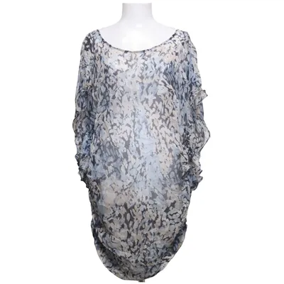 Top (Blauw, Grijs, Zwart) van Claudia Sträter Zijde