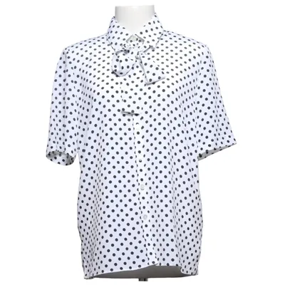 Kortärmad skjorta (Vit, Svart) från Frankenwälder Polyester