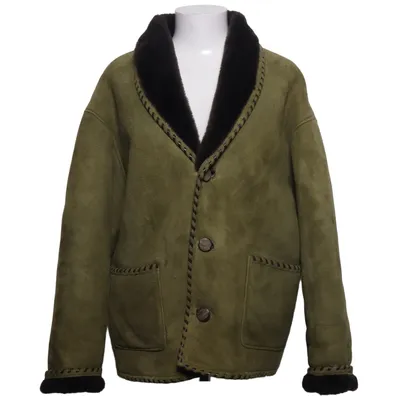 Shearlingjacka (Grön, Brun) från Tann's Ull