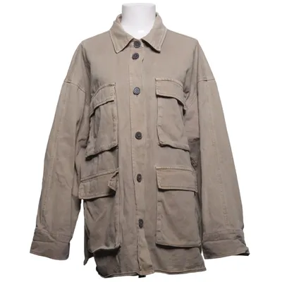 Skjortejakke (Beige) fra Samsa Collection Bomuld