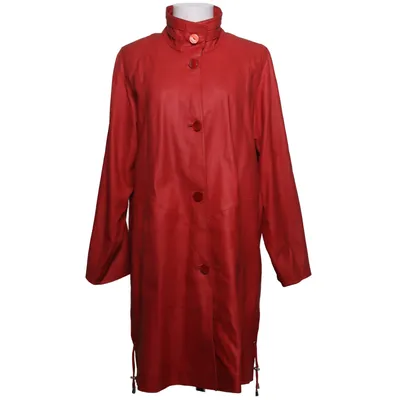 Ledermantel (Rot) von Julia S.Roma Leder, Polyester