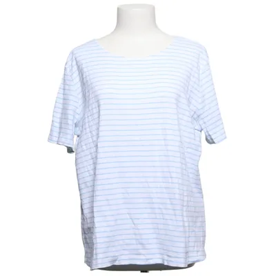 T-shirt (Blanc, Bleu) de Wallmann Coton