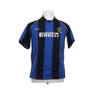 Voetbalshirt (Zwart, Blauw, Geel) van Nike Katoen