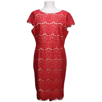 Cocktailklänning (Röd, Beige) från Darling Bomull, Elastan, Polyester