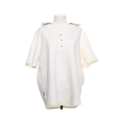 Korte mouwen capuchon sweater (Wit) van Gina Elastaan, Polyester