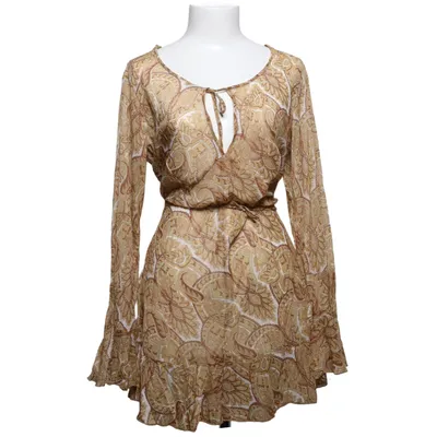 Strandklänning (Brun, Beige) från Image Polyester