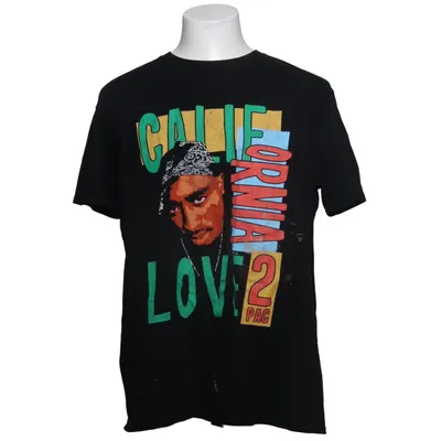 T-shirt (Black, Multicolored) from 2Pac Cotton