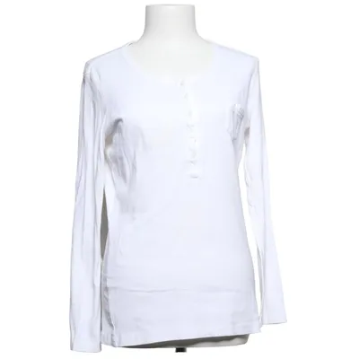 Henley T-shirt (Hvid) fra Annel Bomuld