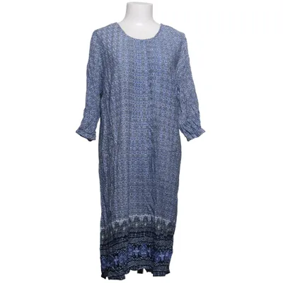 Robe (Bleu, Multicolore) de Viveca N Viscose