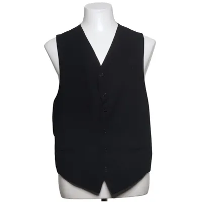 Suit vest (Black) from Turo Tailor Elastane, Polyester, Wool