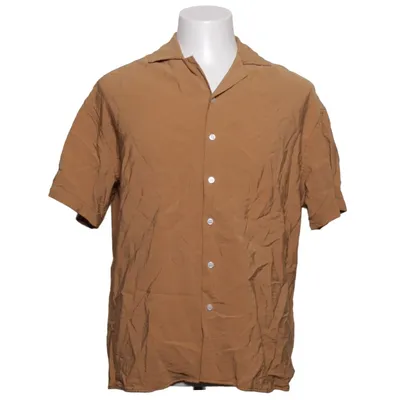 Short sleeve shirt (Beige) from Premium by Jack & Jones Polyamide, Viscose