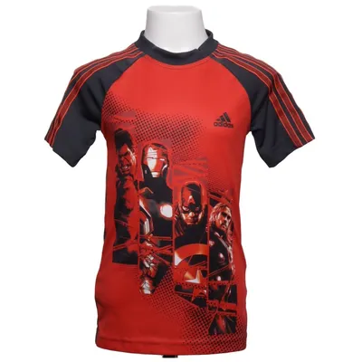 T-shirt (Röd, Grå, Flerfärgad) från Adidas