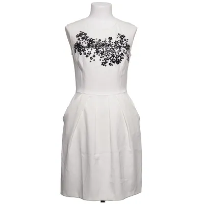 Robe de cocktail (Blanc, Noir) de Atos Lombardini Élasthane, Polyamide, Polyester