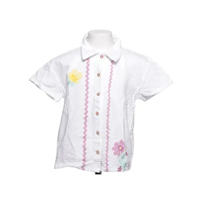 Korte mouwen shirt (Wit, Meerkleurig) van LC Waikiki Katoen