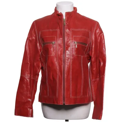 Läderjacka (Röd) från Nice Skinn