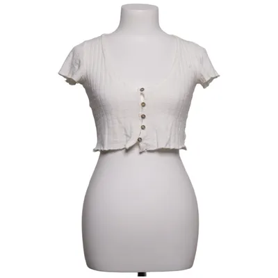 Crop top (Vit) från Project Social T x Urban Outfitters Bomull, Elastan