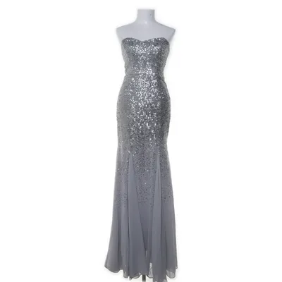 Aftonklänning (Silverfärgad, Grå) från Goddiva Polyester