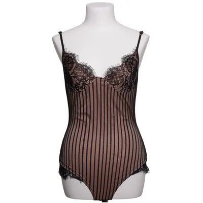 Body (Schwarz, Beige) von Vera & Lucy Polyamid, Polyester
