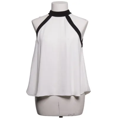 Halter neck top (White, Black) from Zara Polyester