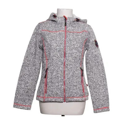 Hoodie (Gray, White) from OCK Acrylic, Polyester, Wool