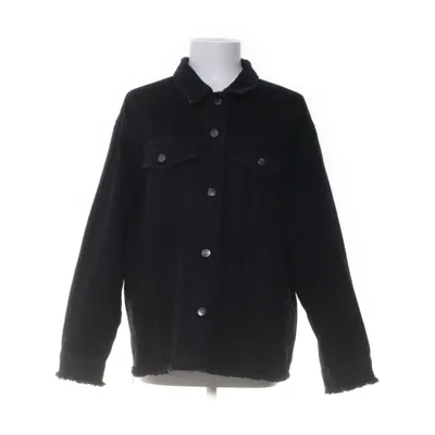 Denim jacket (Black) from NA-KD Cotton